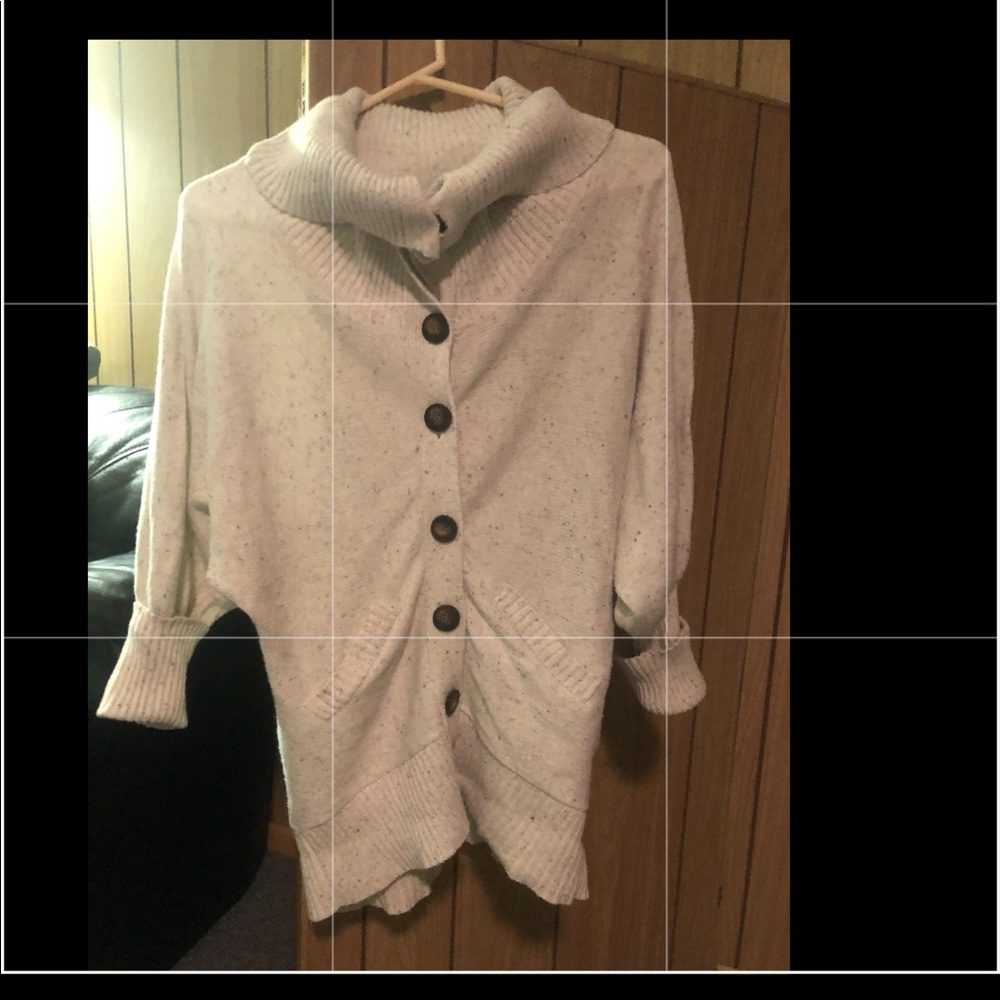 Comfortable sweater wear several different ways